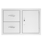 Summerset 30” Stainless Steel 2-Drawer & Access Door Combo 2022 Handle with Hinges (SSDC2-30)